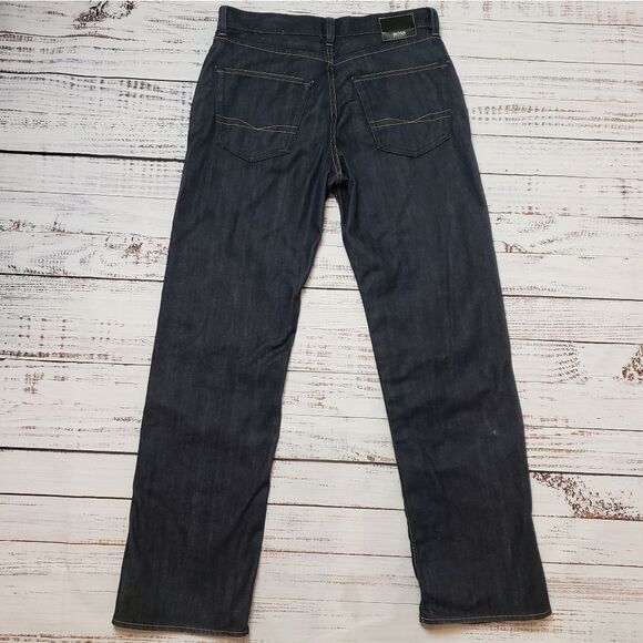 Men's Jeans by Hugo Boss stretch 32 dark wash. - Picture 1 of 12